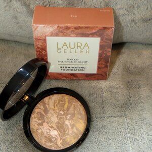 New in Box Laura Geller Balance N Glow Illuminating Foundation Tan .28 oz